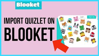 How to Import Quizlet on Blooket 2023 [upl. by Ban]