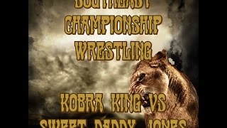 Kobra King vs Sweet Daddy Jones SouthEast Championship Wrestling MCWS [upl. by Rhea]