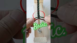 ⚠️ Knot to Know 🪢 The fourstrand braiding method shorts diy knot rope knot2know camping [upl. by Rosati302]