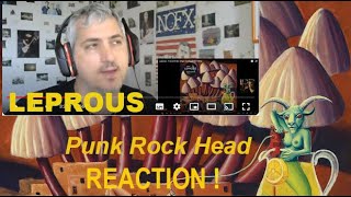 Leprous Forced Entry reaction  Punk Rock Head italian musician singer and bass player Giacomo James [upl. by Dielu]