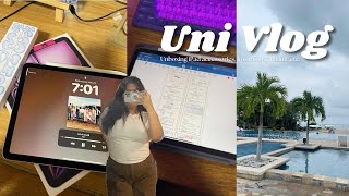 Uni Vlog 📚 Unboxing iPad accessories lots of notetaking etc [upl. by Rochelle]