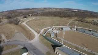 Drone flyover of Walter Johnson Park in Coffeyville Kansas [upl. by Tekcirk]