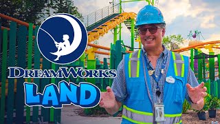 First Look at DreamWorks Land  Universal Studios Florida [upl. by Ramak]