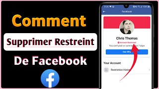 Comment résoudre le problème restreint du compte Facebook  Comment supprimer restreint de Facebook [upl. by Soane51]