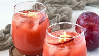 how to make plum juice  easy quick juice recipe [upl. by Nochur681]