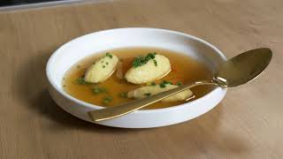 Österreichische Grießnockerlsuppe  SchrittfürSchritt Anleitung [upl. by Ettenahs894]