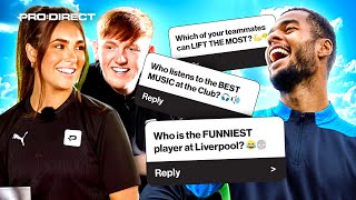 quotHIS SHOT POWER IS UNBELIEVABLEquot 🤯 LIVERPOOLS CODY GAKPO REVEALS ALL ON HIS TEAMMATES 👀😲 [upl. by Shurlock526]