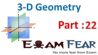 Maths 3 Dimensional Geometry part 22 Plane through intersecting planes CBSE class 12 Mathematics [upl. by Nats]