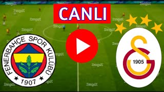 🔴FENERBAHÇE GALATASARAY MAÇINI CANLI İZLE  SÜPER LİG MAÇI  eFootball Türkçe Simülasyon [upl. by Yasmin]