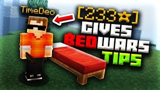 233 Star TimeDeo Gives Tips on Bedwars in Minecraft [upl. by Handy]