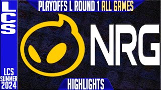 DIG vs NRG Highlights ALL GAMES  LCS 2024 Playoffs Lower Round 1  Dignitas vs NRG Esports [upl. by Hnib]