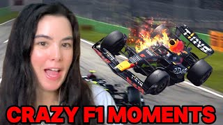 Craziest Moments in F1 History REACTION [upl. by Ellehcen385]