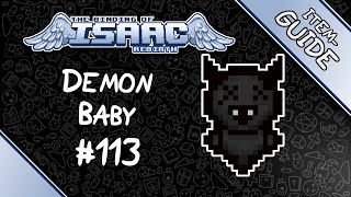 Demon Baby  Item Guide  The Binding of Isaac Rebirth [upl. by Lobell768]