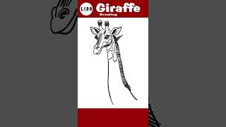 How to draw Giraffe Easy to follow step by step for beginner giraffe lidoartworks [upl. by Behn48]