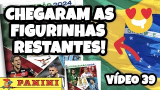 CHEGARAM AS FIGURINHAS RESTANTES DO ÁLBUM BRASILEIRÃO 2024 VÍDEO 39 [upl. by Johannes]