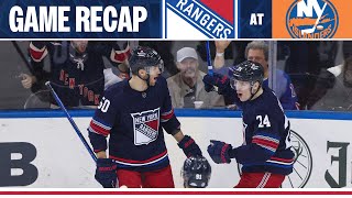 GAME HIGHLIGHTS New York Rangers vs New York Islanders 31724 [upl. by Nerte]