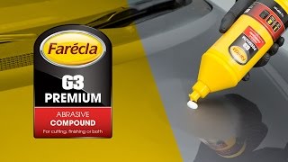 Farécla G3 Premium Abrasive Compound with 6quot Applicator Pads  How to Use [upl. by Eisteb]