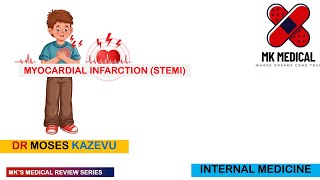 Myocardial infarction STEMI  Acute coronary syndrome ACS [upl. by Arrio]