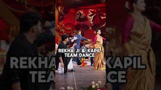 Rekha ji dance with Kapil team on thegreatindiankapilshow kapilsharma rekha bollywood tgiks [upl. by Nayarb]