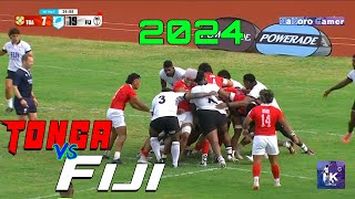 Fiji vs Tonga  Extended HIGHLIGHTS  Pacific Nations Cup 2024 [upl. by Eelyrag]