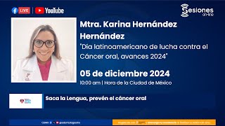 Sesión OnLine quotDía latinoamericano de lucha contra el Cáncer oral avances 2024quot [upl. by Kovacs]