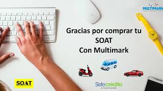 Testimonio compra Soat con sistecredito Multimark [upl. by Edlyn]