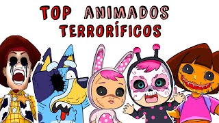 TOP TERROR CON DIBUJOS ANIMADOS 😵 Draw My Life [upl. by Clancy]