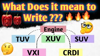 What Does it Mean to Write CRDI TDCI SHVS TSI Etc automobile car code [upl. by Tiemroth202]