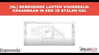 NL Bewegende lasten voorbeeld Kraanbaan in een 3D stalen hal [upl. by Revned]