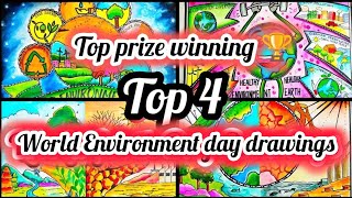 Save Environment Poster Drawing  Save Trees Save Earth Chart Project Making [upl. by Bruns]