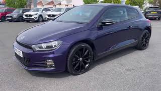 Volkswagen Scirocco 14 TSI GT Black Edition Euro 6 ss 3dr  VN17XOX  37188 miles [upl. by Salchunas818]