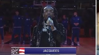 Jacquees National Anthem  Embarrassing AF  Almost Worse Than Fergie [upl. by Kariv]