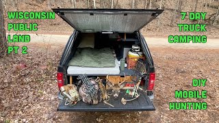 Public Land WI Bowhunt amp Truck Camping  Round 2  Rut [upl. by Aikym]