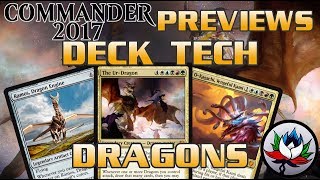 “Draconic Domination” Commander 2017 Deck Tech and Upgrades featuring The UrDragon – MTG [upl. by Salvidor]