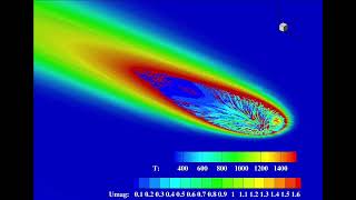 Melt pool flow simulation in additive manufacturing 3D printing [upl. by Imre]