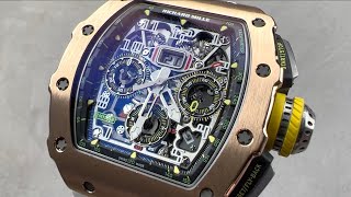 Richard Mille RM011 Chronograph RM01103 RG Richard Mille Watch Review [upl. by Sergius507]