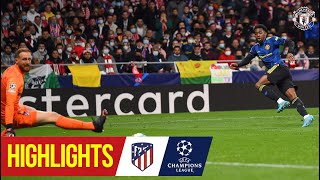 Elanga goal seals first leg draw for the Reds  Atletico Madrid 11 Manchester United  UCL [upl. by Oirifrop]