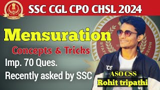 Mensuration by Rohit Tripathi Must watch for SSC CGL CHSL 2024 [upl. by Behlke863]