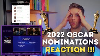 2022 Oscar Nominations REACTION [upl. by Kilmarx637]