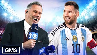 Leo Messi Has Beef With Jamie Carragher  GiveMeSport [upl. by Chafee374]