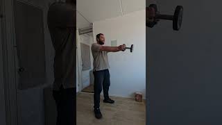 Hammer throw and weight throw trainings with a dumbbell part 2 [upl. by Greenwood]