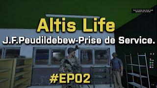 Replay Altis Life FR JFPeudildebew EP02  Prise de Service  police [upl. by Kliment]