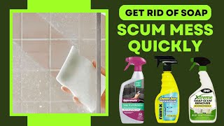 Best Soap Scum Remover For Glass Shower Doors  Clean Like A Pro [upl. by Egnalos]