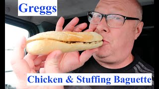 Greggs Chicken amp Stuffing Baguette [upl. by Hera627]