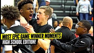 The Most Epic Game Winners EVER Moments High School Edition [upl. by Nimzaj]