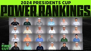 Ranking the 2024 Presidents Cup Players 124  Tier List  The First Cut Podcast [upl. by Garber463]