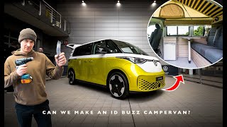 The new Volkswagen ID Buzz  Can we make it a campervan [upl. by Sirtaeb]