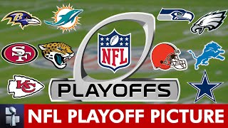 NFL Playoff Picture AFC amp NFC Clinching Scenarios Wild Card Race Standings Before SNF Week 17 [upl. by Lehpar]