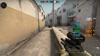 GeForce RTX 2060  Intel Core i54690K  Counter Strike Global Offensive FPS Test Dust 2 Low [upl. by Suiramaj]