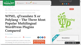 WPML qTranslate X และ Polylang ใช้อะไรดี [upl. by Ahsinej]